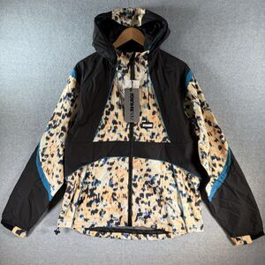 ZARA MENS Jacket‎ X RHUIGI Colorblock Hooded Full Zip Size Large / XL NWT